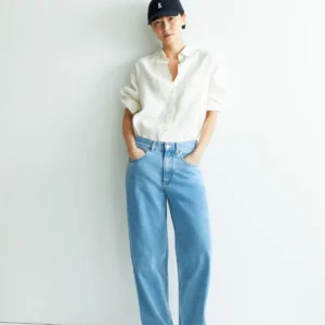 HAAYI BAGGY JEAN - Jean baggy en coton recyclé